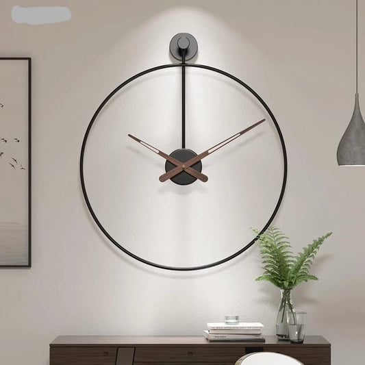 Round Metal Wall Clock