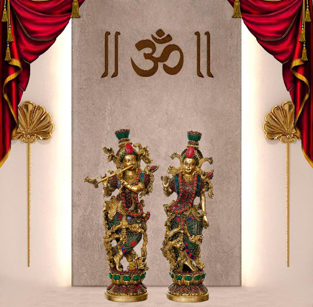 Radha Krishna Brass Ideol