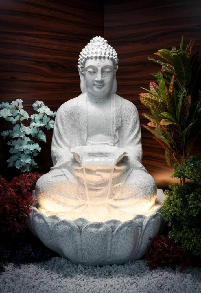 PC Home Decor | Lotus Buddha Fountain