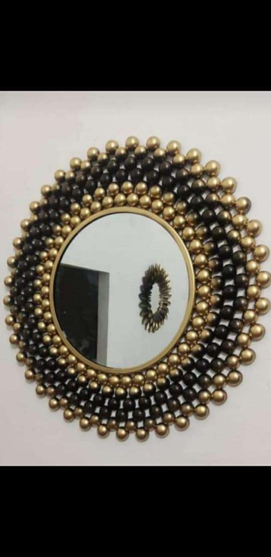 PC Home Decor | Bubble Metal Wall Art , Black and Gold