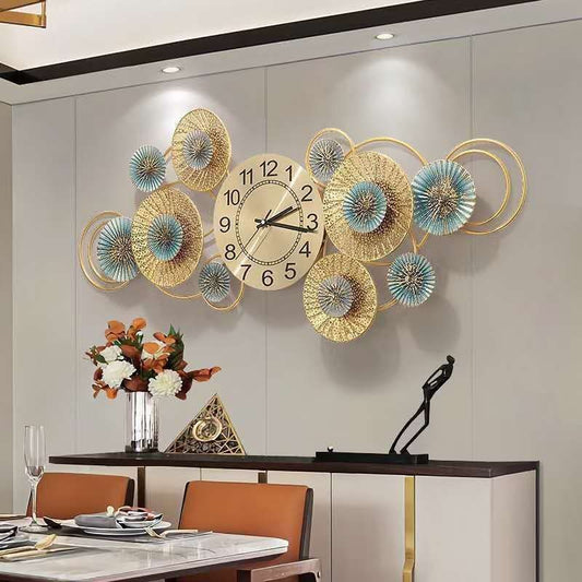 PC Home Decor | Horizontal Round Ring Clock