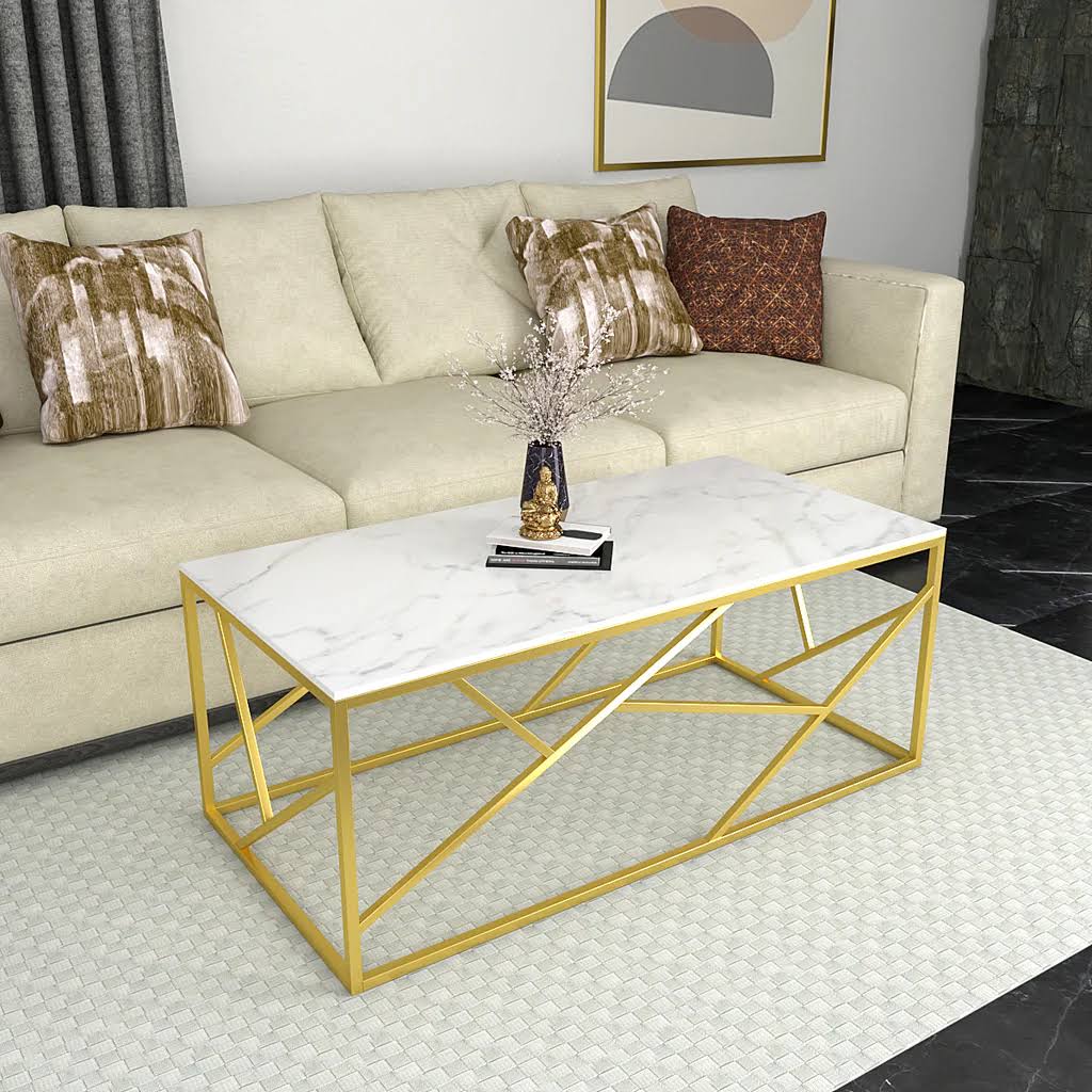 Metal Rectangular Centre Table For Living Room