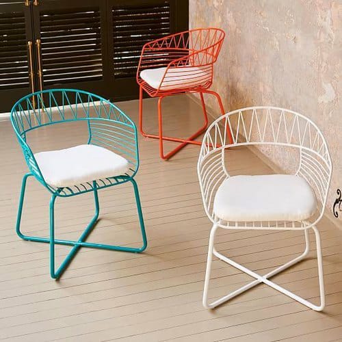 PC Home Decor | Metal Side Chairs, Green