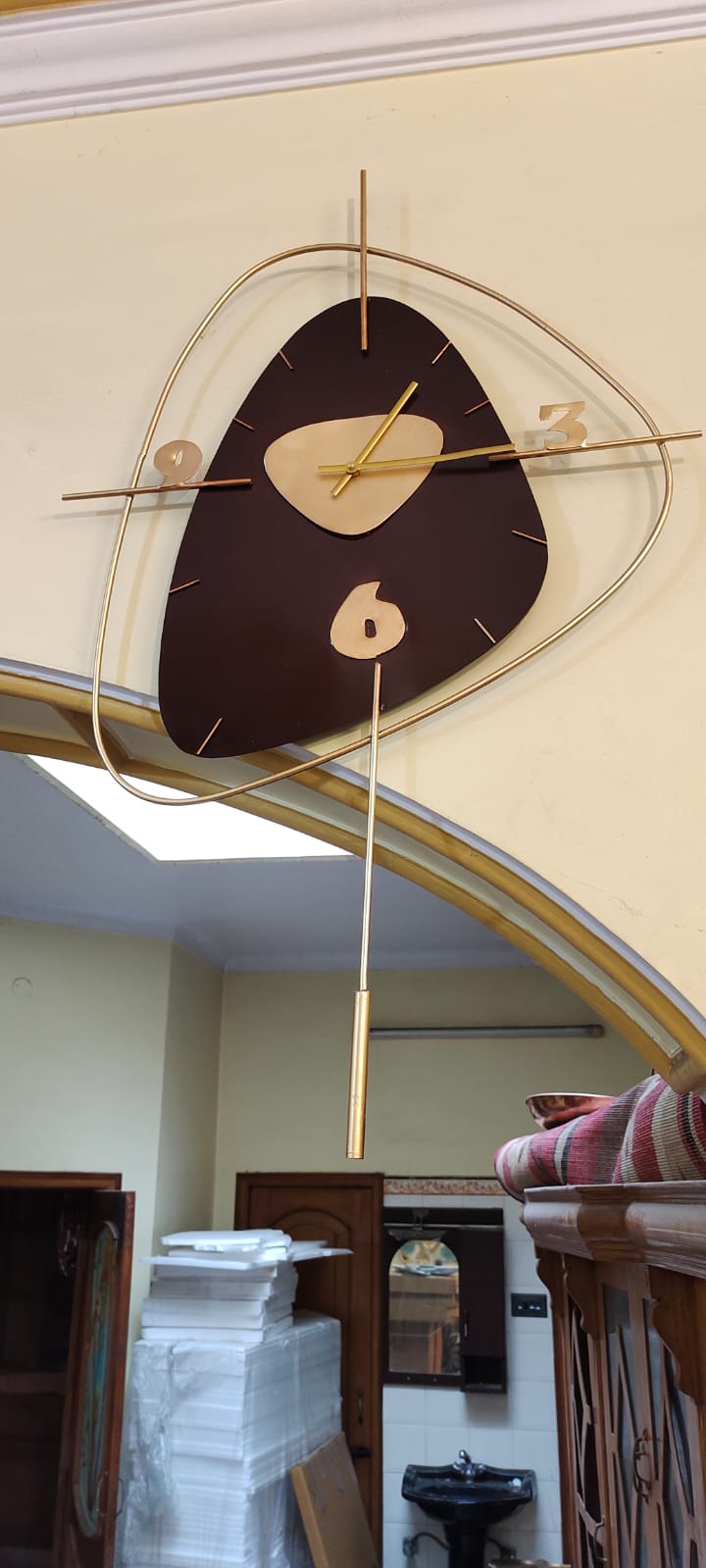 PC Home Decor | Oval Shape Clock