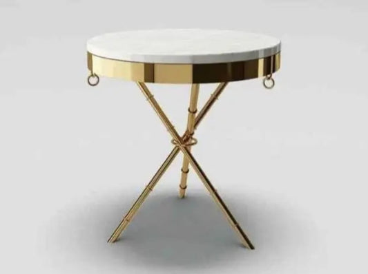 Stainless steel T pie Side Table