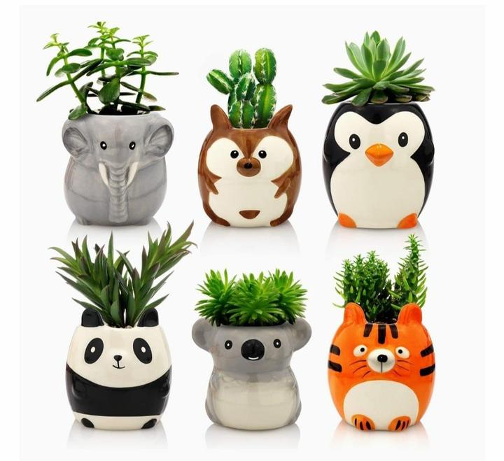 Polyresin Animal Table Top Flower Pot | Planters for Balcony and Garden