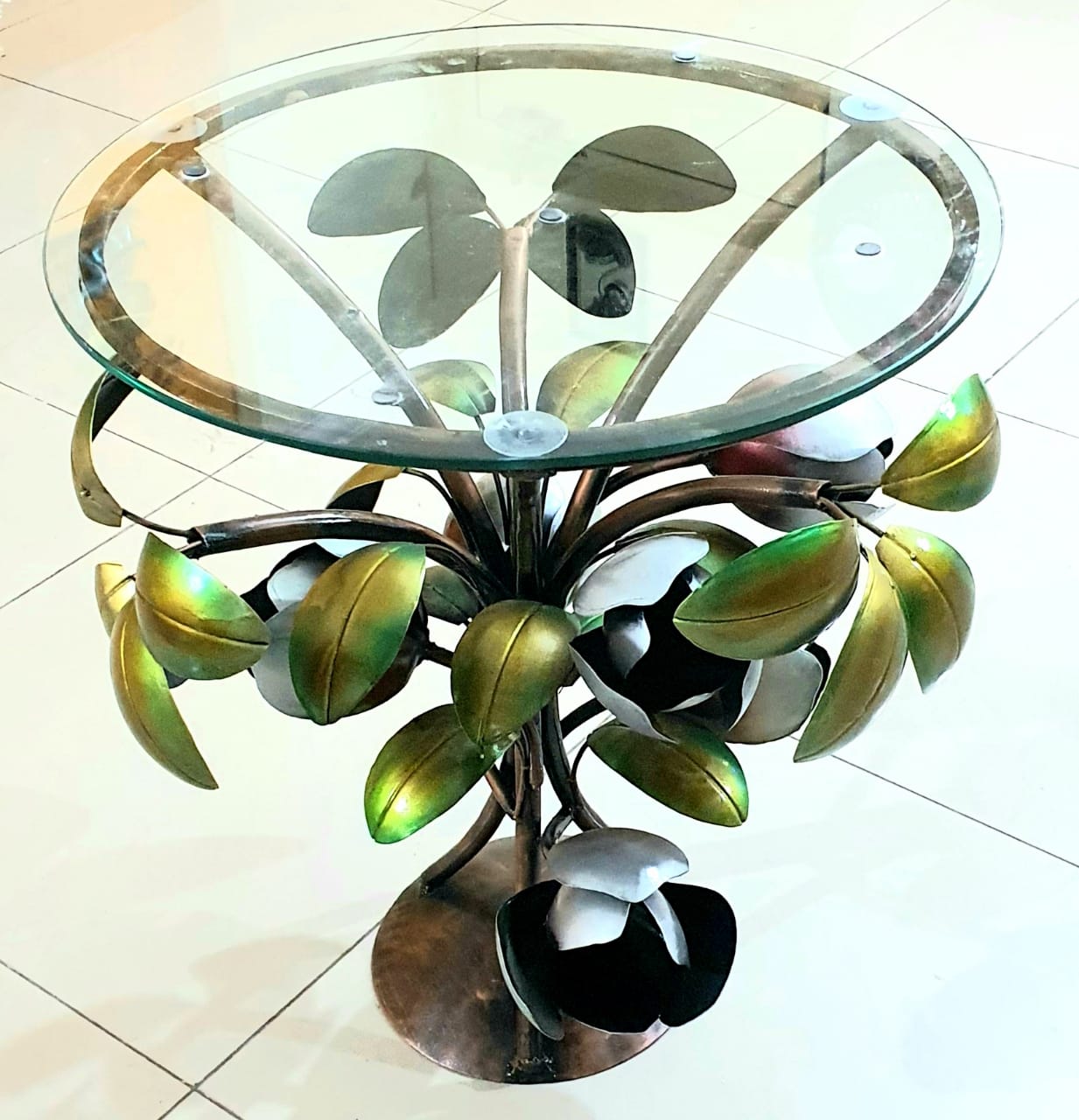 Unique Flower Design Coffee Table