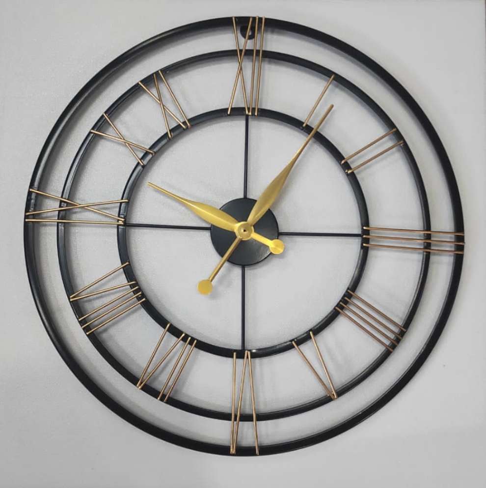 Bohemia Metal Clock