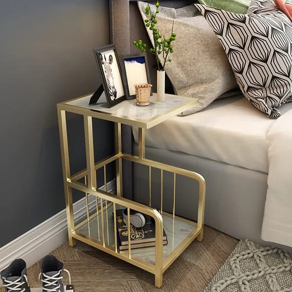 Two Tire Classy Bed Side Table