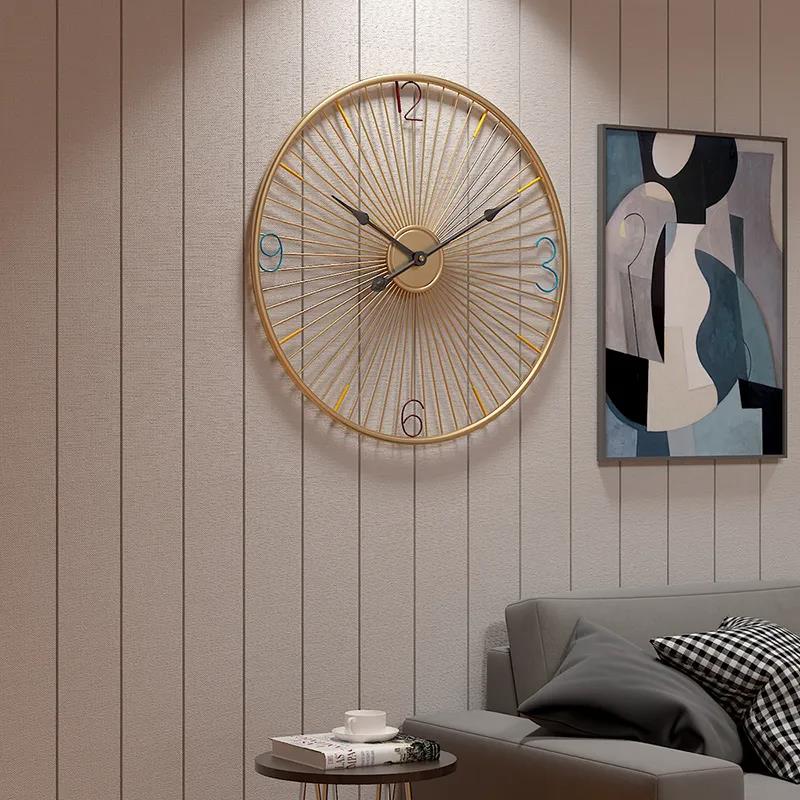 Simplistic Designer Metal Wall Clock