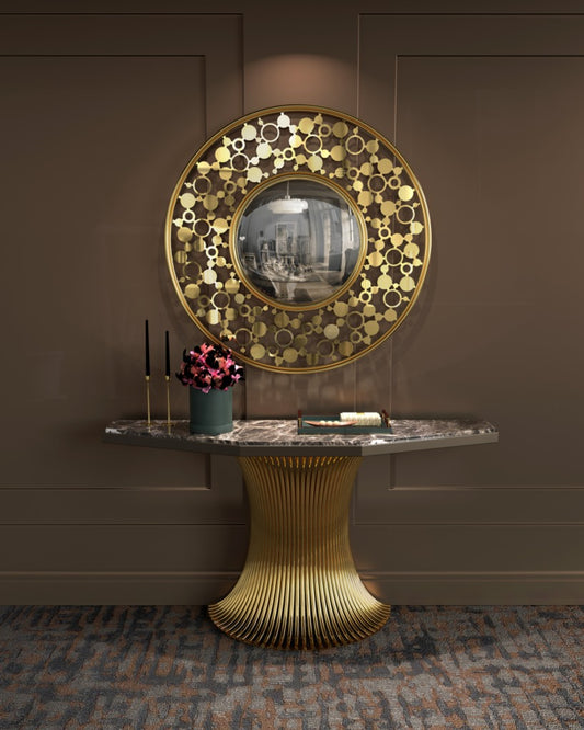 Round Mirror Wall Decor