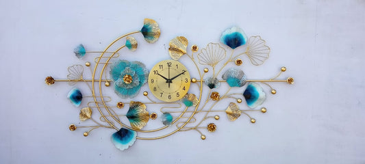 Double Moon Wall Clock