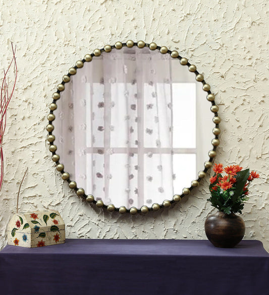 Outer Dots Antuque Wall Mirror