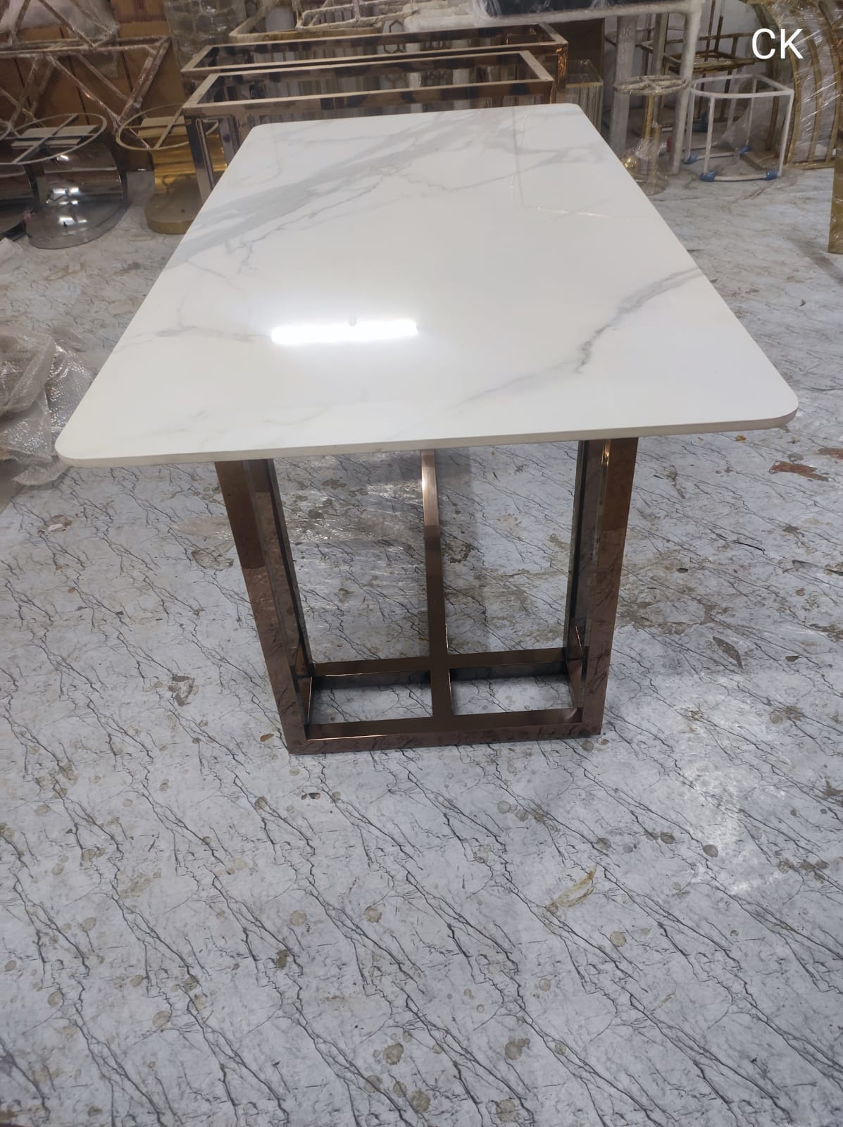 Dinning Table With PVD COATING