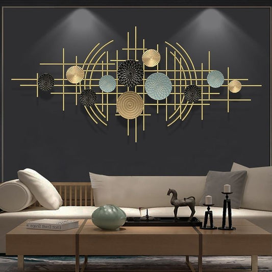 Multicolor Premium Metal Wall Art - 50"*30" Inch