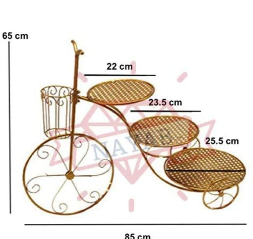 Cycle Pattern Cake Stand- Unique Dessert Presentation