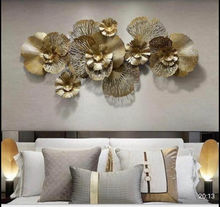 PC Home Decor |Golden Etched Wall Art