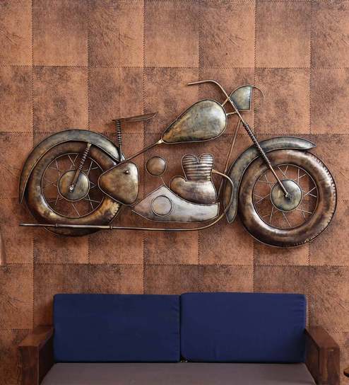 Devid Bike With New Color Wall Decor For Home, Hotel & Offices