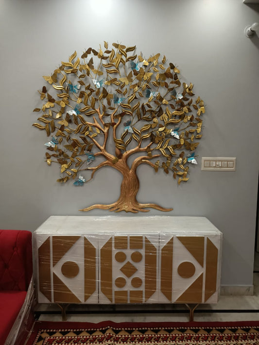 PC Home Decor | Metal Butterfly Tree Wall Decor