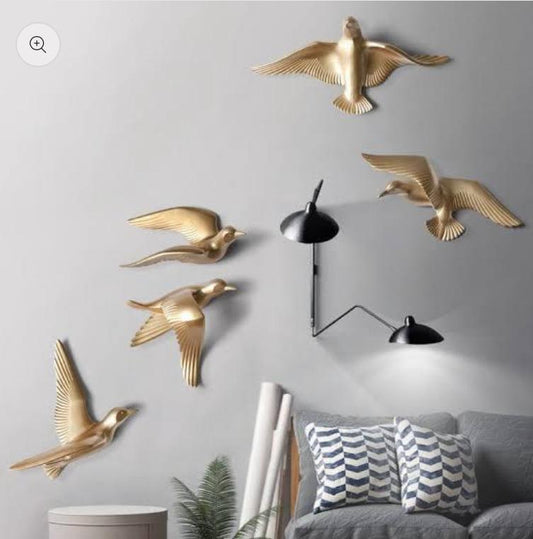 PC Home Decor |Casting Bird Wall Decor