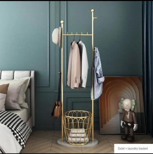 PC Home Decor | Metal Coat Rack, Gold