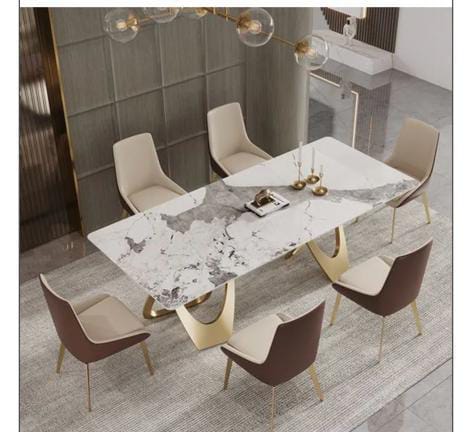 Modern Metal Dinning Table