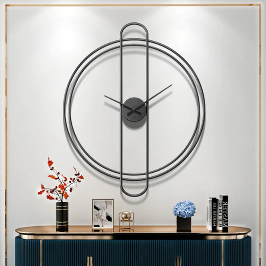 Contemporary Metal Wall Clock