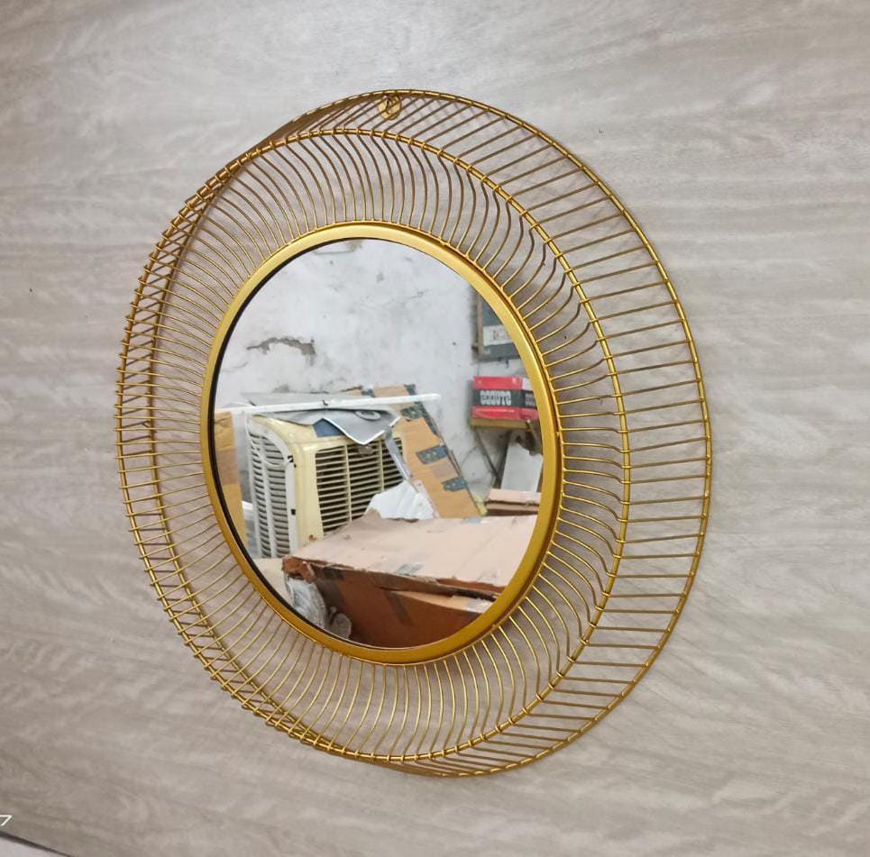 PC Home Decor | 3D Mirror Wall Decor, Gold