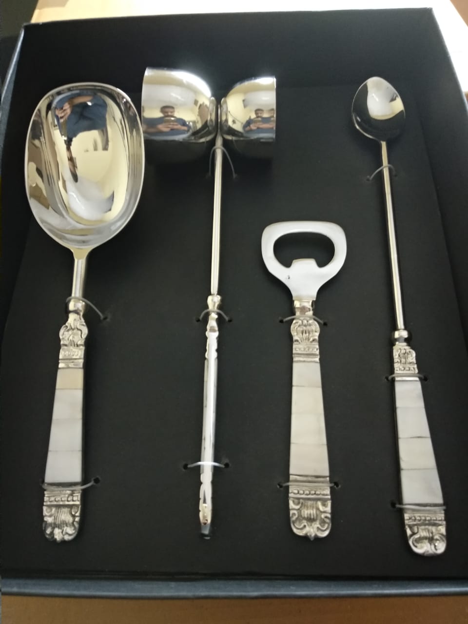 Mother of Pearl Bar Set
