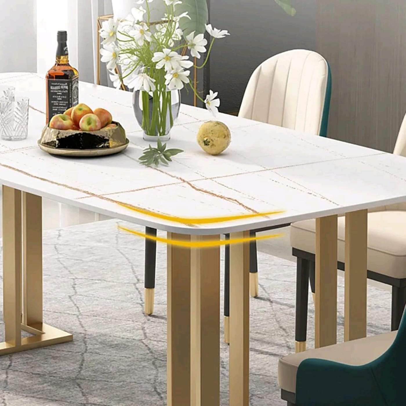 Modern Luxury Dinning Table Set
