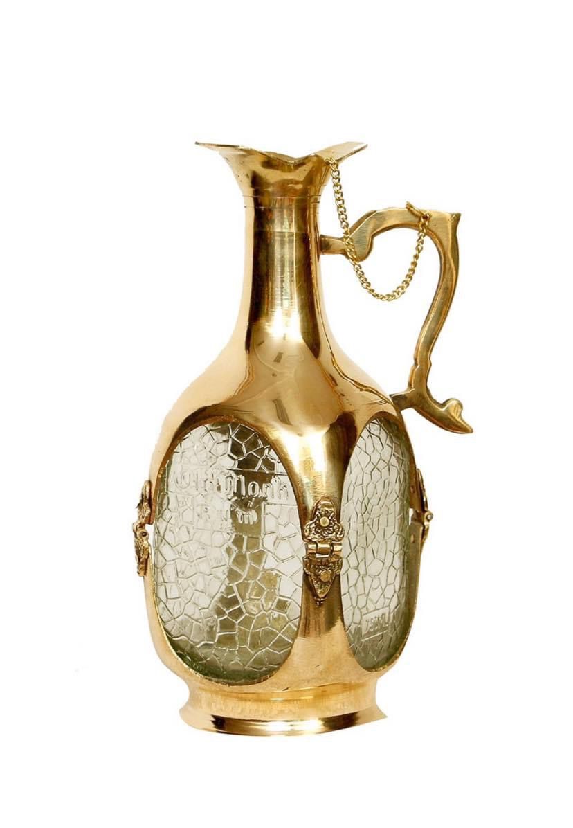 PC Home Decor | Brass Monk Bottol Jar