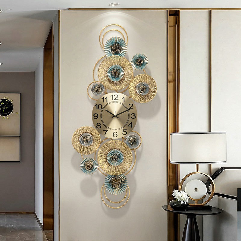 PC Home Decor | Vetical Round Ring Wall Clock