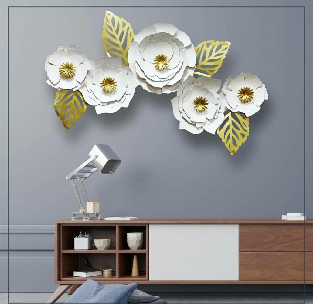 PC Home Decor | Metal Flower Wall Art