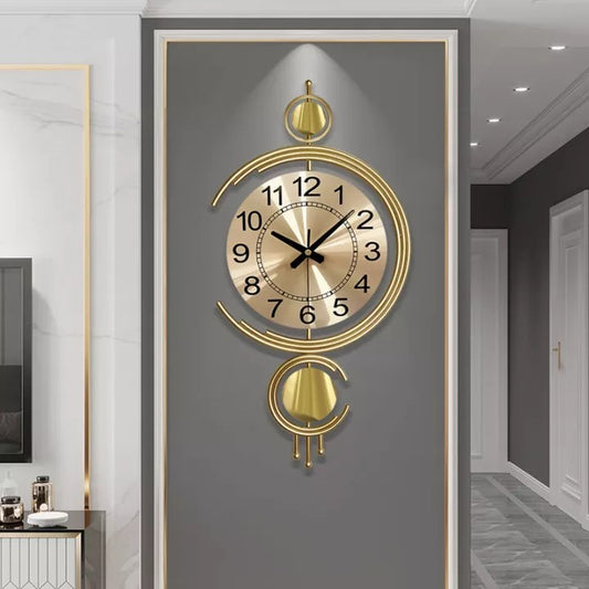 PC Decor | Golden Wall Clock , Gold