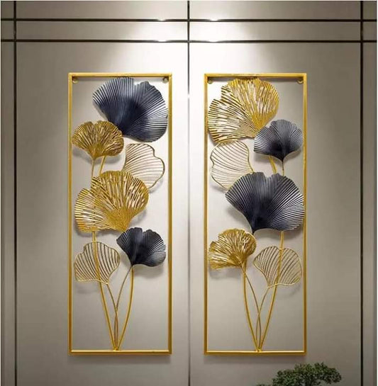 Abstract Iron Floral Vertical Frame For Home Decoration