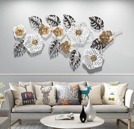 PC Home Decor | Flower Leaf Wall Decor