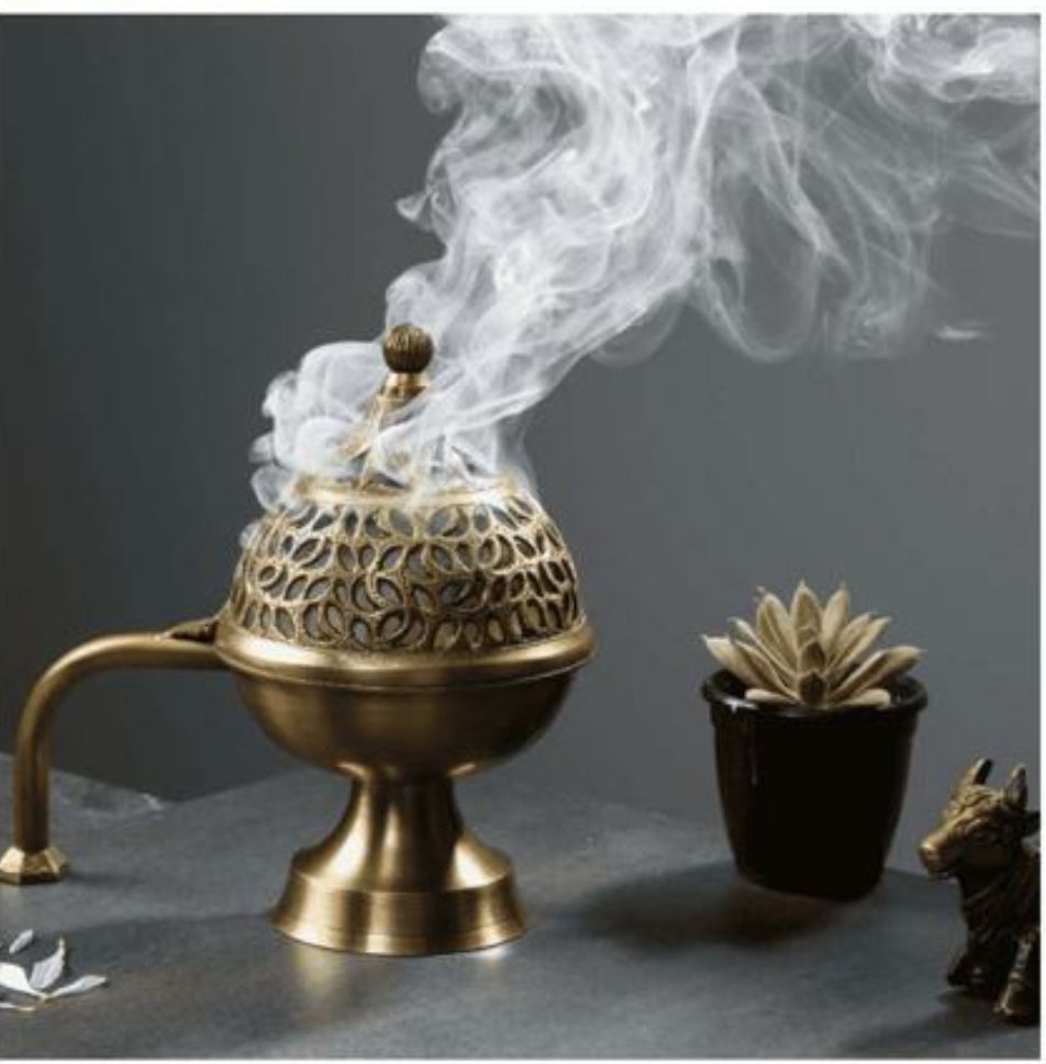 Brass luban- Traditional Aroma Diffuser for Timeless Fragrance
