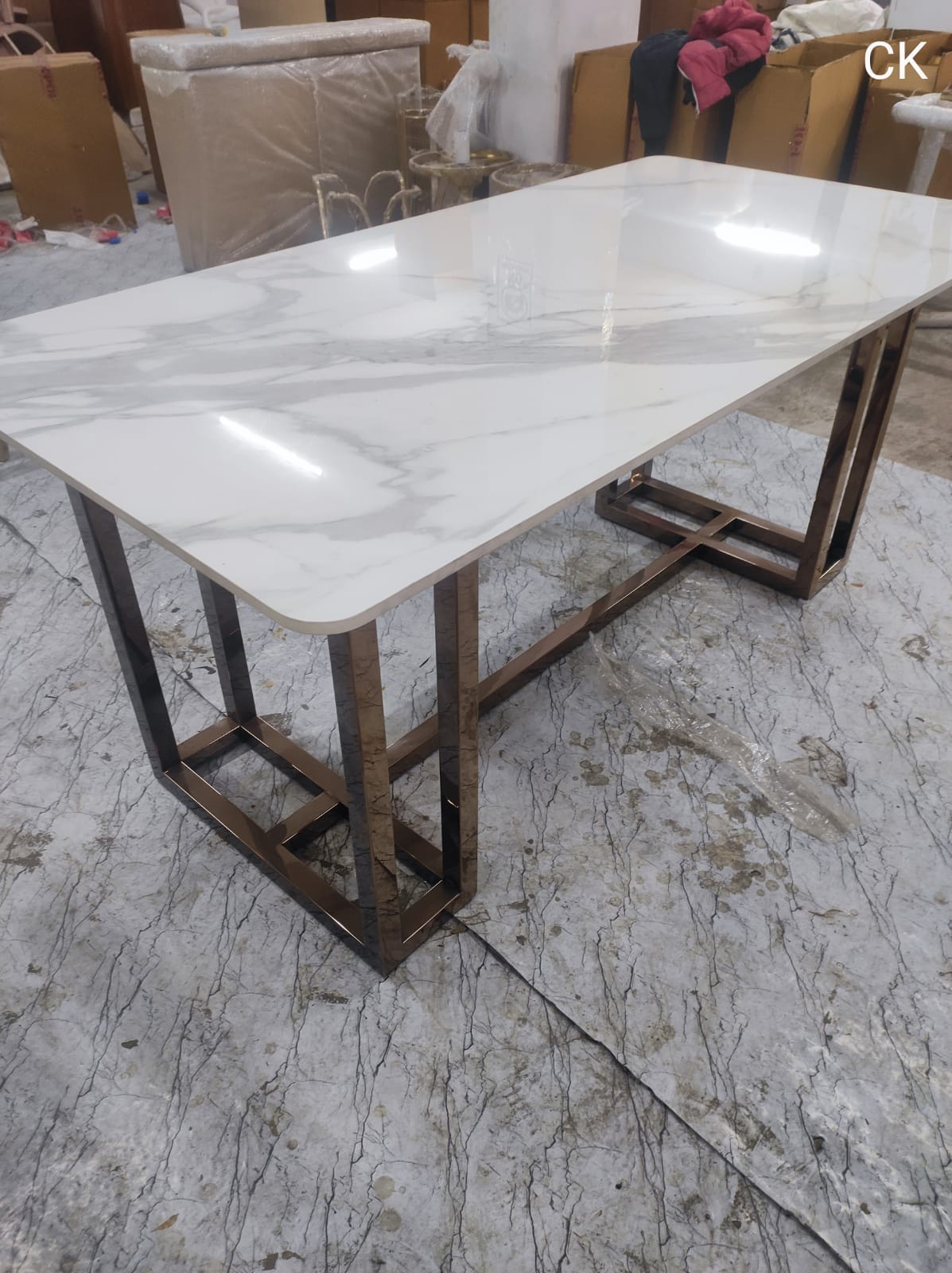 Dinning Table With PVD COATING