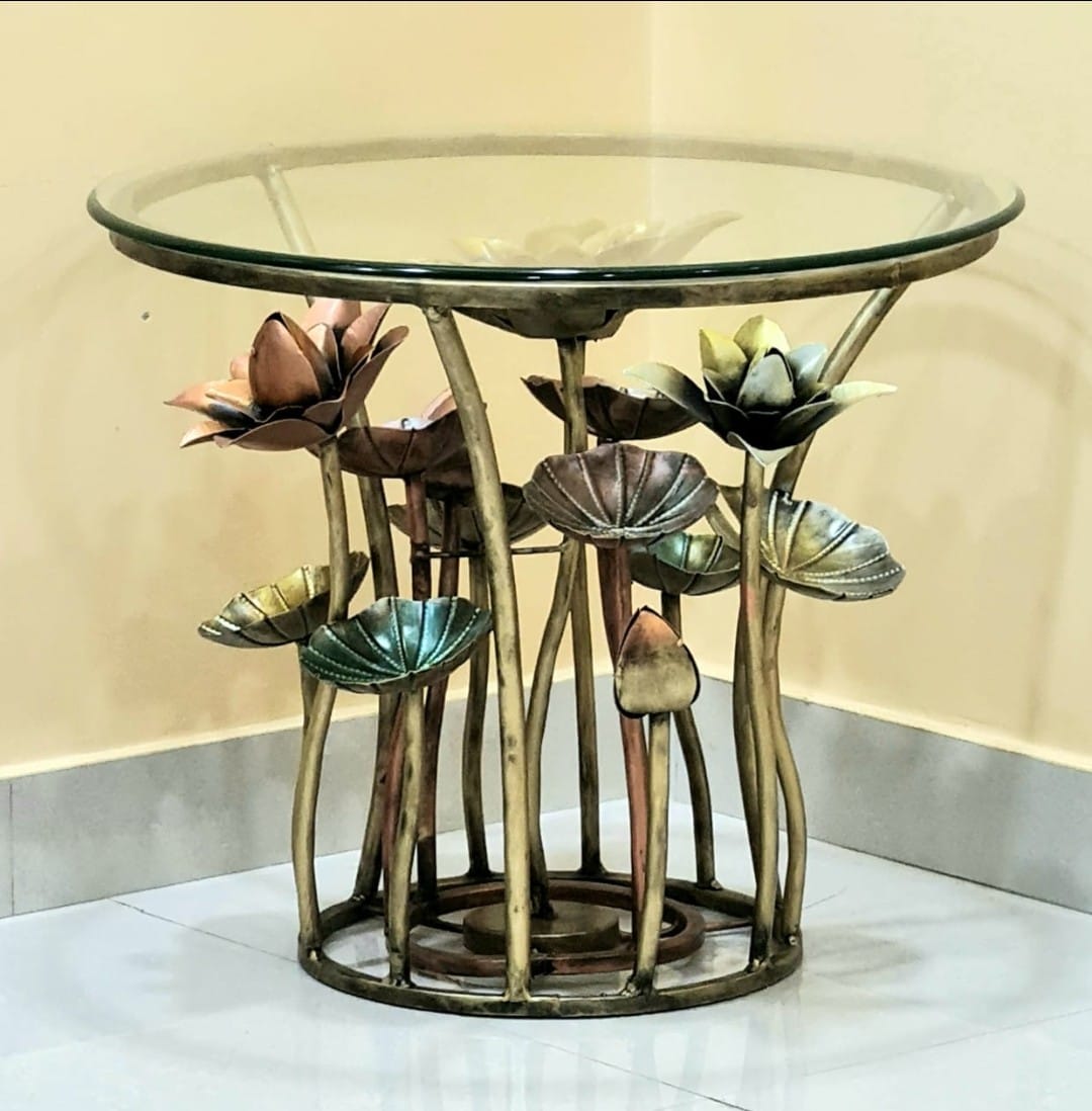 Flower Golden Coffee Table
