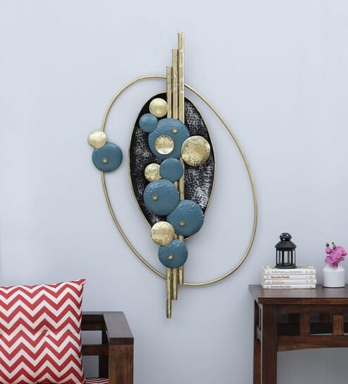 Verticle Decoration Metal Wall Art For Living Room | Umbrella Wall Art Decorations
