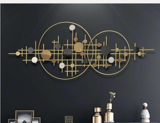 Circular Metal Wall Decor