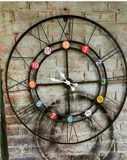 PC Home Decor | Number Wall Clock, Black