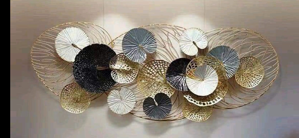 Exclusive Lotus Leaf wire Metal Wall Art For Home Decoration