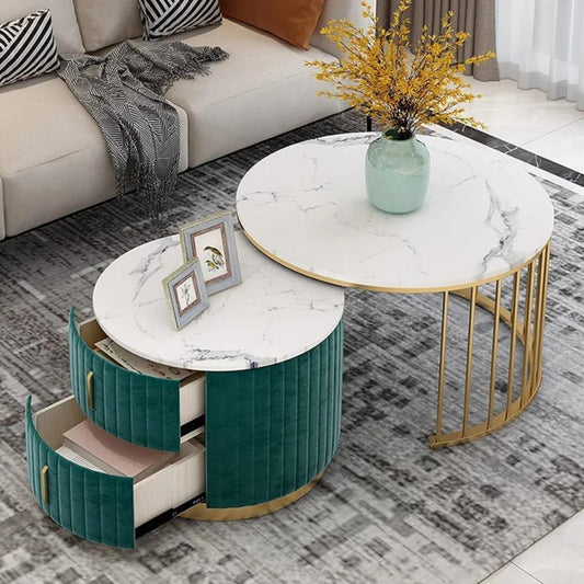 SS Nesting Exclusive Centre Table,Green
