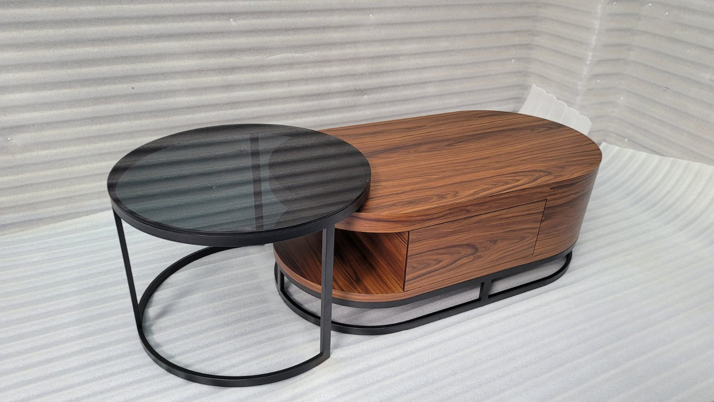 PC Home Decor | Oval Centre Table, Wooden