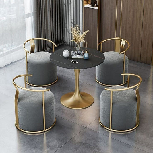 Round Dinning Table Set