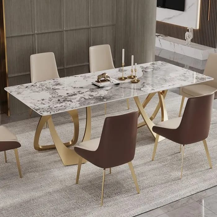 Modern Metal Dinning Table