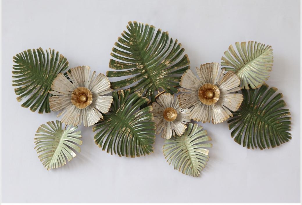 Exclusive Floral Metal Leaves Wall Art For Home Decoration, Living Room, Restaurant Decoration, Bedroom