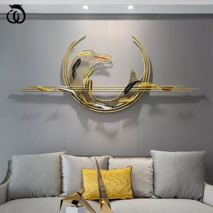 Exclusive Half Circle Metal Wall Decor