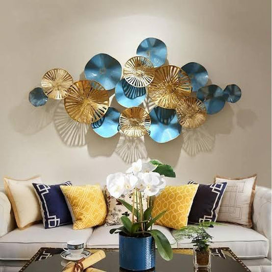 New Style Light Luxury Metal Decor Wall Hanging Art | Multicolor Circular Decorative Wall Art